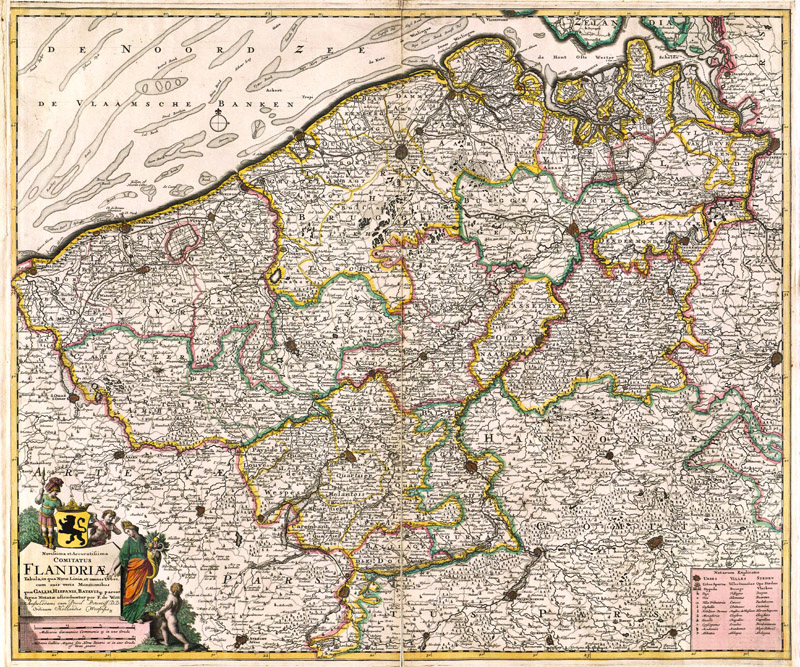 Vlaanderen 1680 Frederik De Wit